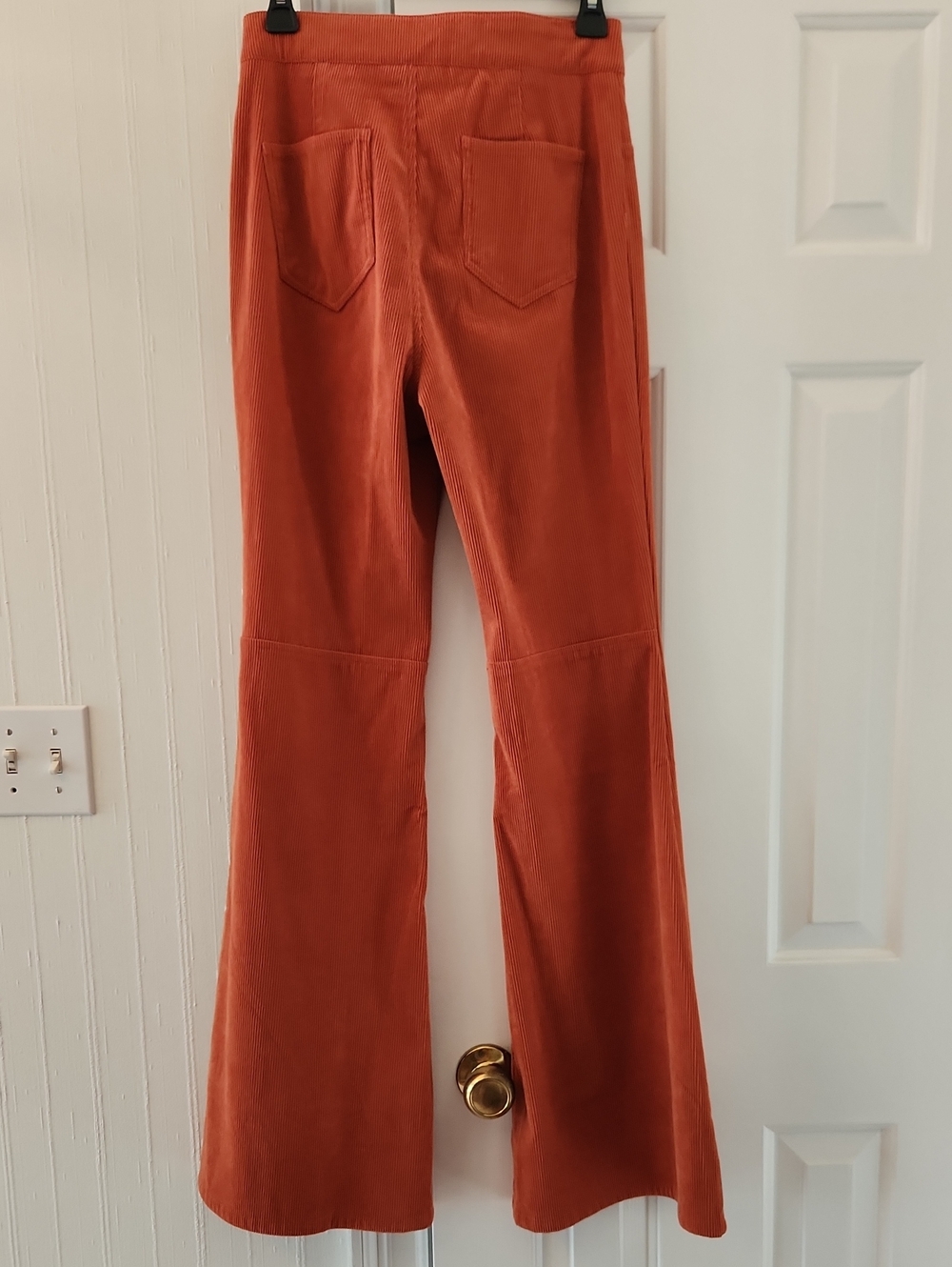 Flying Tomato Rust Orange Corduroy Boot Cut Pants - Picture 6 of 8